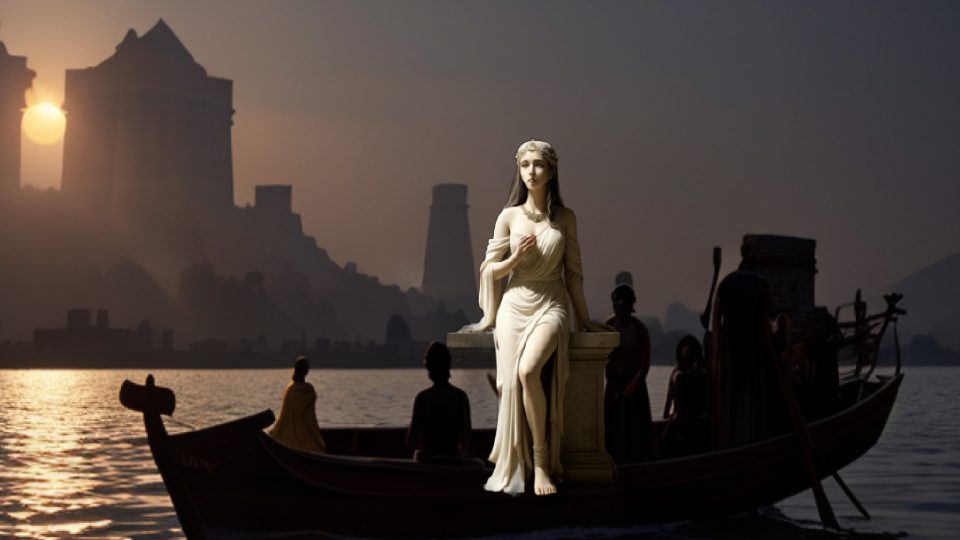 The pythia — Nile funeral of a mummy