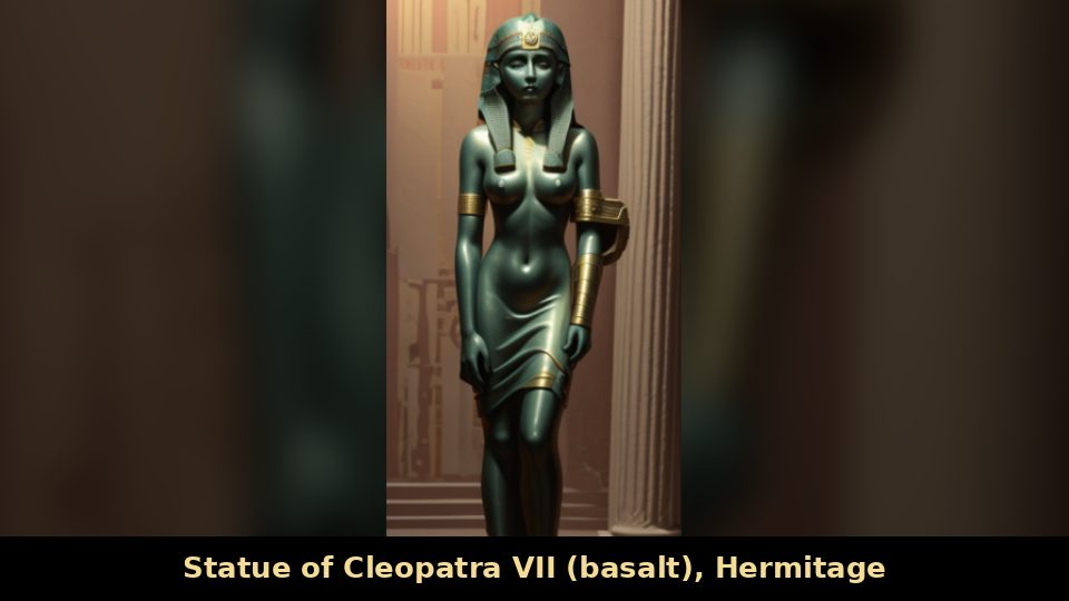 Statue of Cleopatra VII (basalt), Hermitage