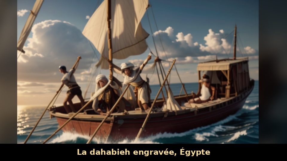 La dahabieh engravée, Égypte