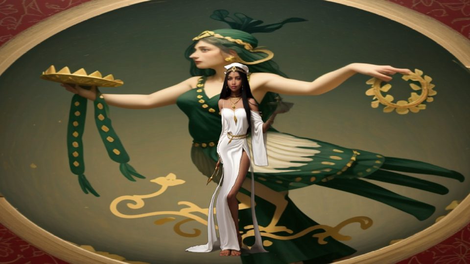 A priestess of neith at sais — Hybrid siren kylix