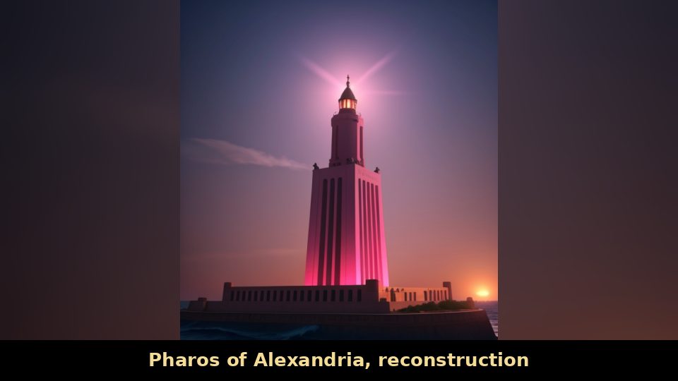 Pharos of Alexandria, reconstruction