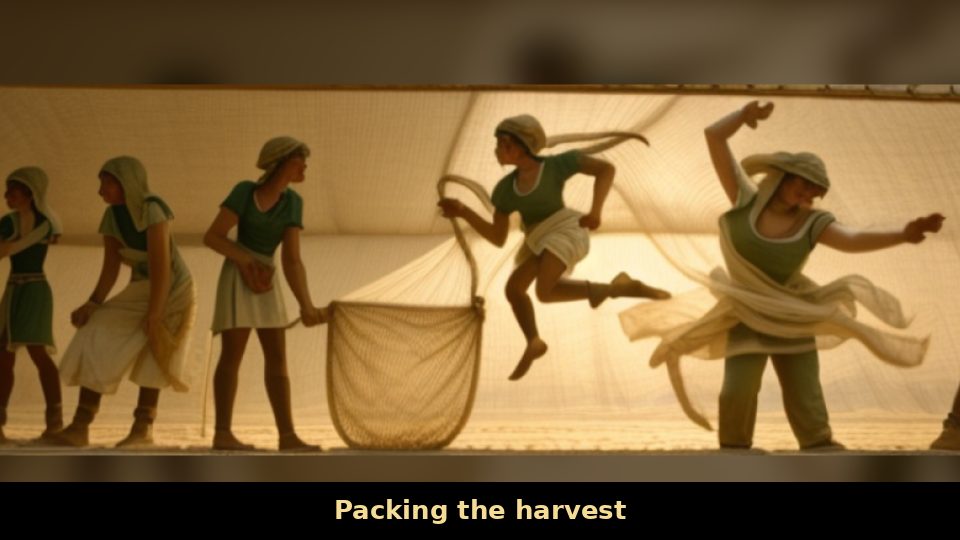 Packing the harvest