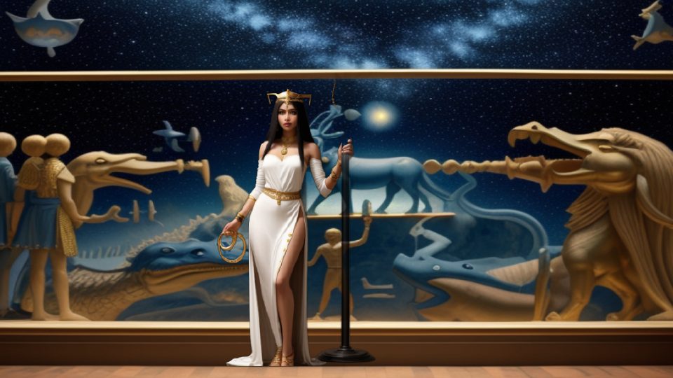 A priestess of neith at sais — Hybrid seti star ceiling
