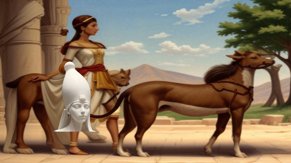 Hedjet white crown — Bfh tiryns boar hunt