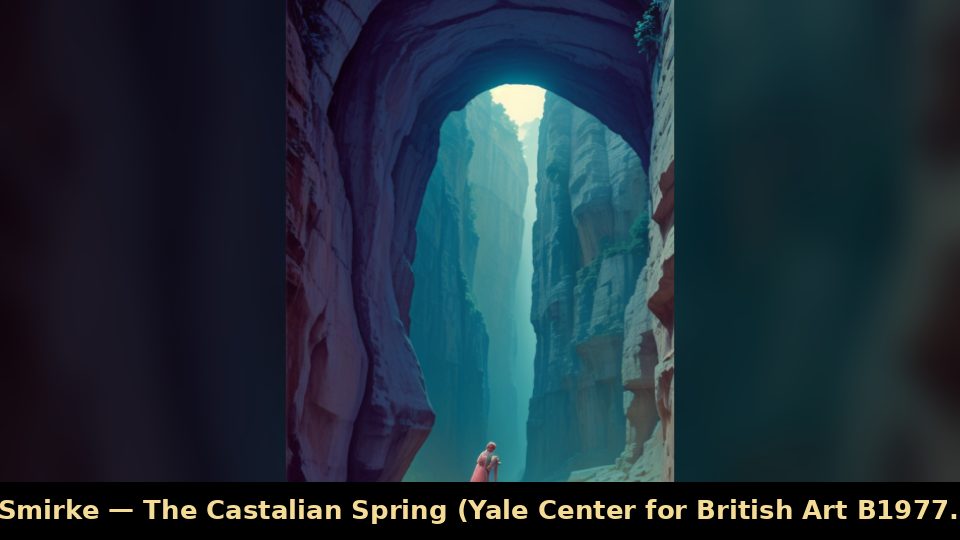 Robert Smirke — The Castalian Spring (Yale Center for British Art B1977.14.561)
