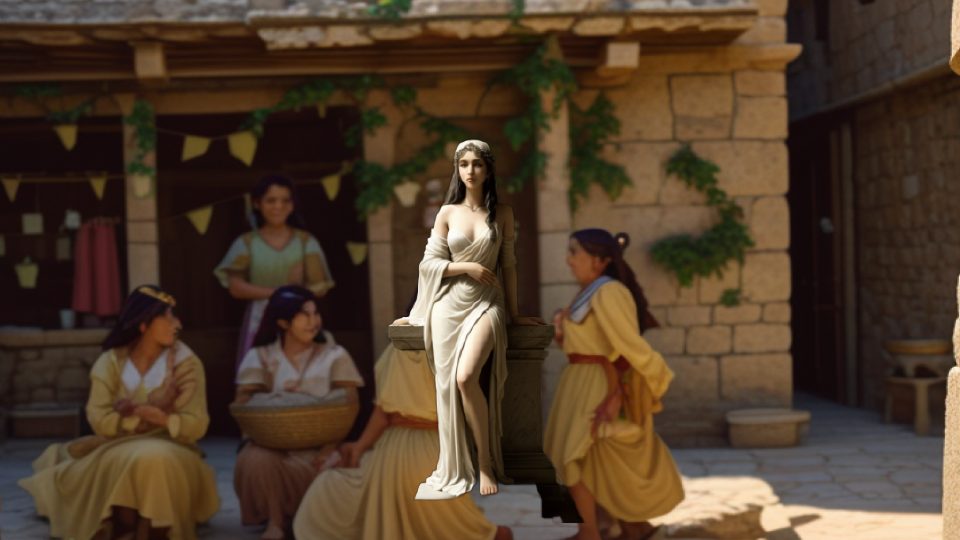 The pythia — Minoan saffron gatherers