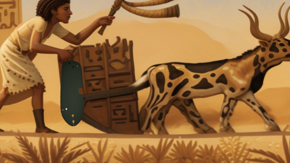 Bronze scale armour — Sennedjem ploughing