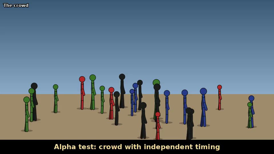The crowd