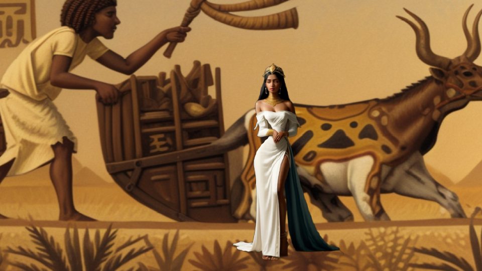 Peseshet — Sennedjem ploughing