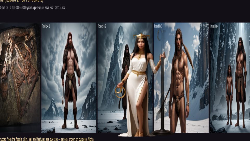 A priestess of neith at sais — Body neanderthal