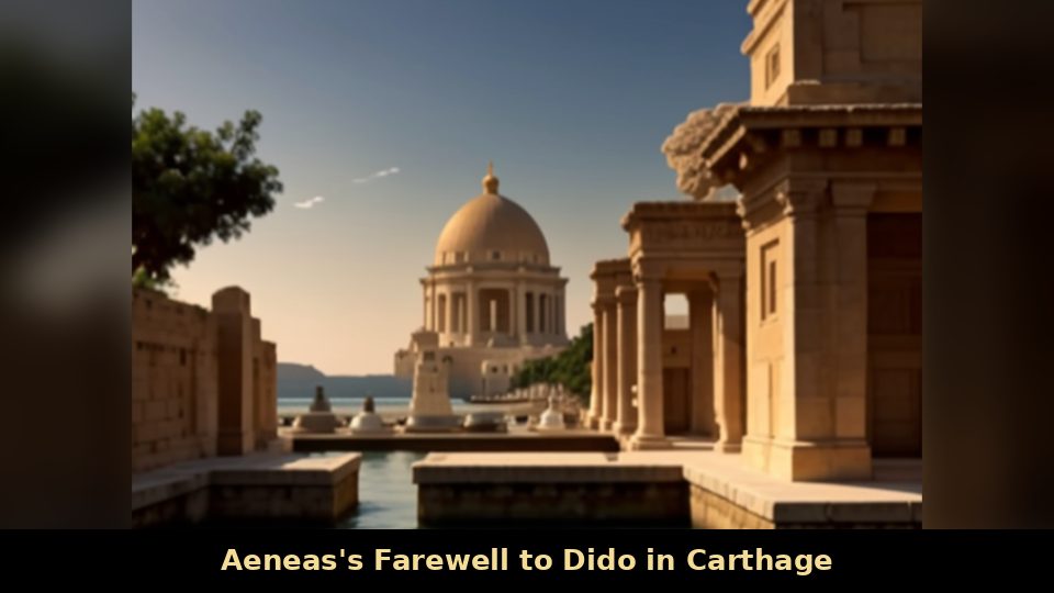 Aeneas's Farewell to Dido in Carthage