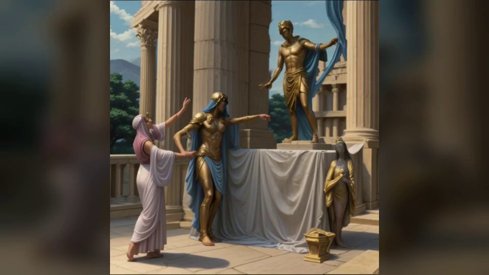 Louis Jean François Lagrenée — Alexander Consulting the Oracle of Apollo