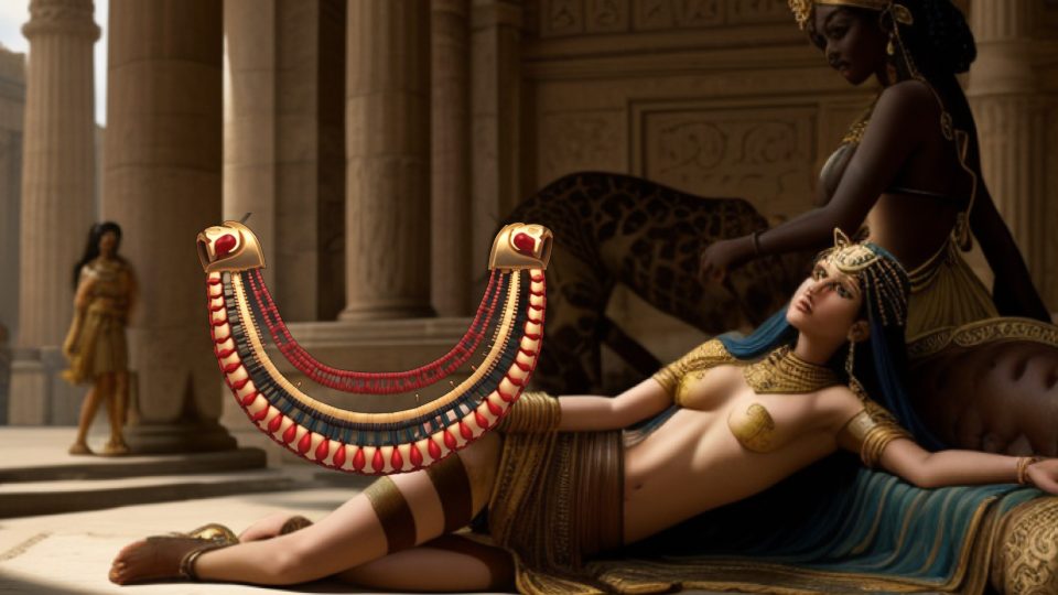 Usekh broad collar — Cleo painting cabanel poisons