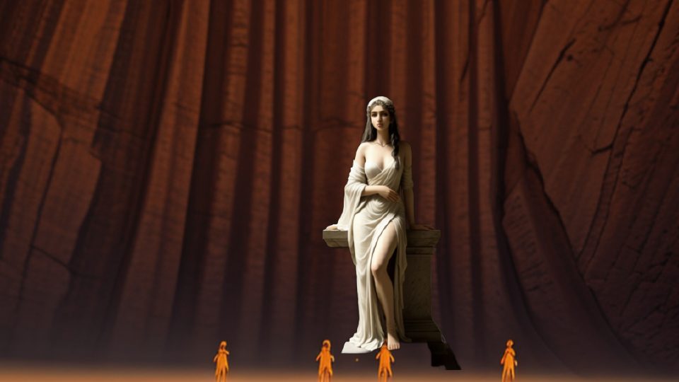 The pythia — Tassili dance line