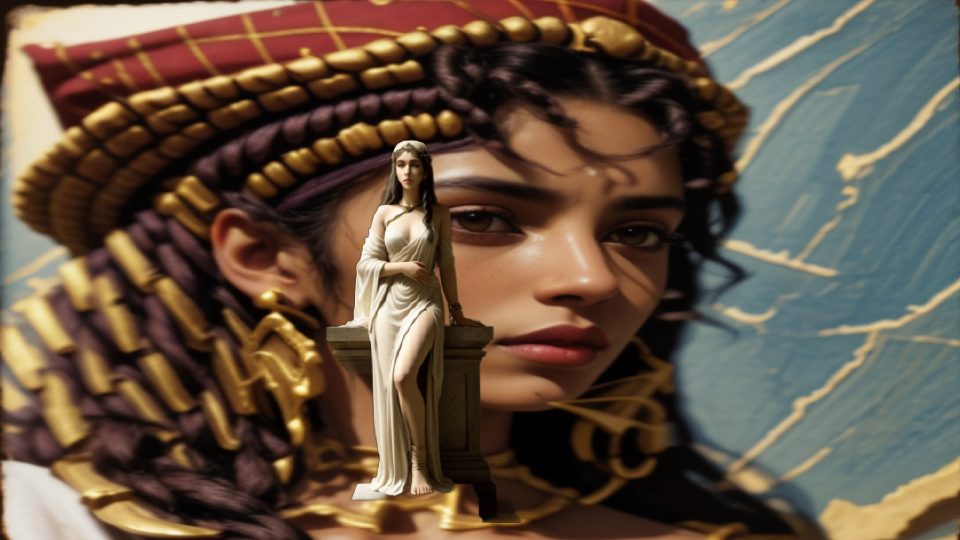 The pythia — Nef cleveland talatat painted