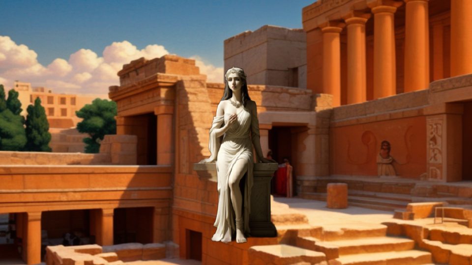 The pythia — Bronze knossos