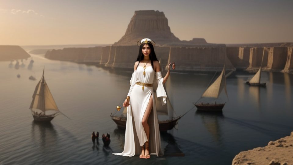 A priestess of neith at sais — Nile fortress of ibrim