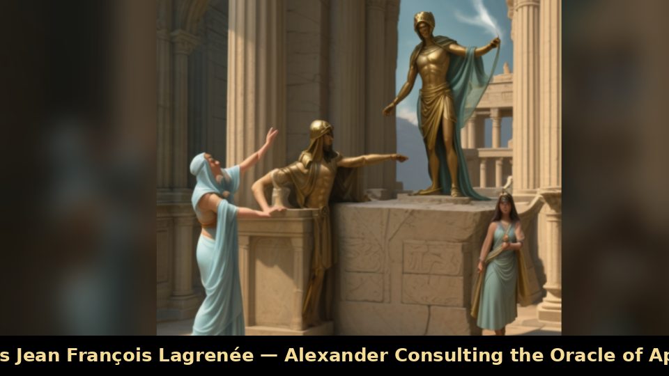 Louis Jean François Lagrenée — Alexander Consulting the Oracle of Apollo