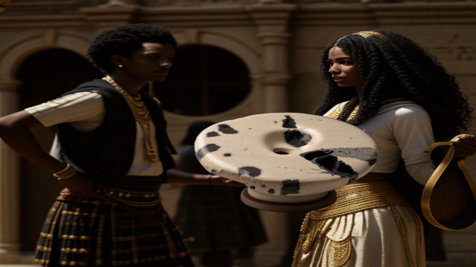 Disc mace head — Keftiu cretans gifts