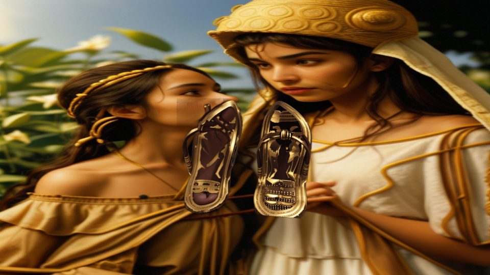Nine bows sandals — Cleveland female bearer