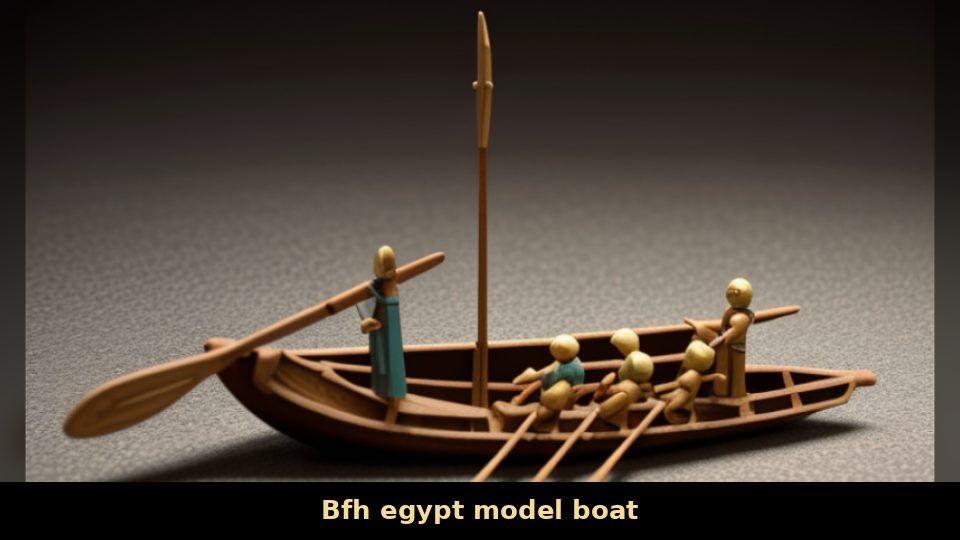 Bfh egypt model boat