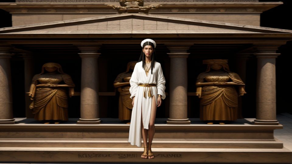 Udjahorresnet — Atc mourning women sarcophagus