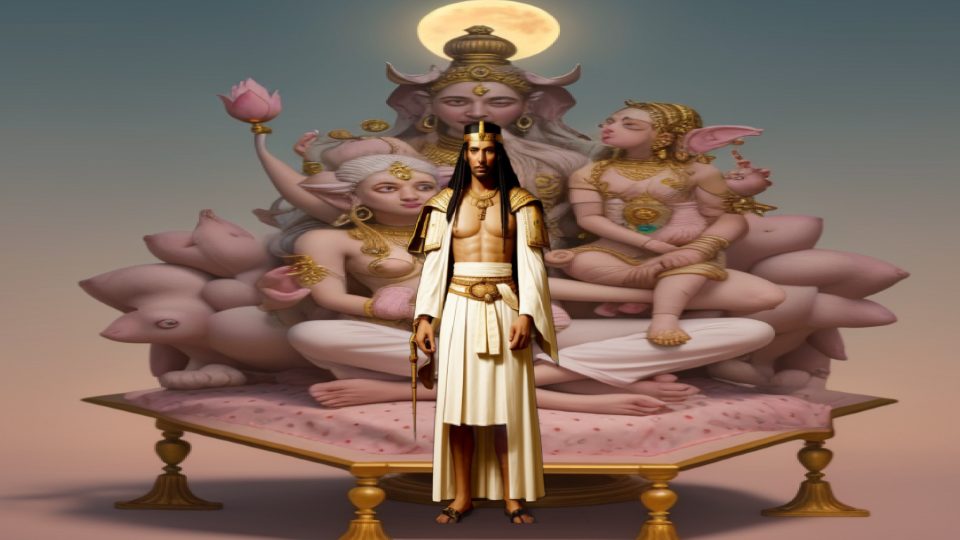 Sonchis of sais — Hindu shiva family