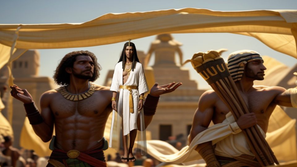 Udjahorresnet — Amarna procession lotus