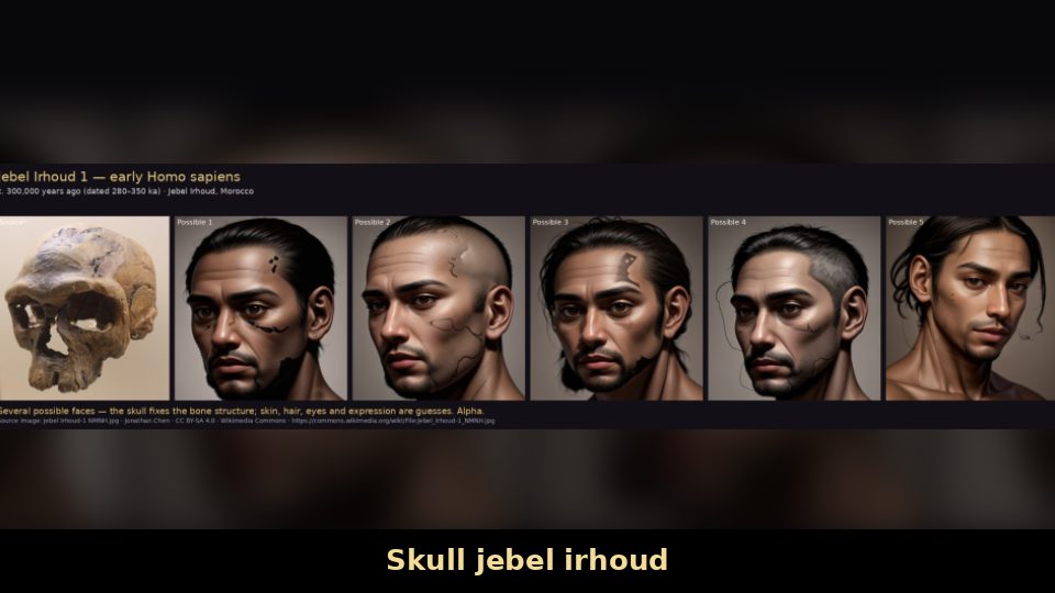 Skull jebel irhoud