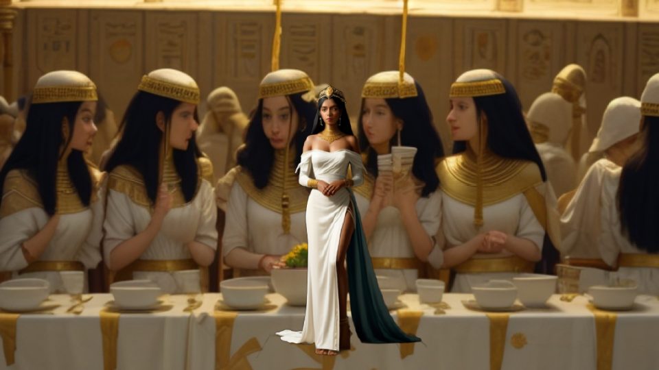 Peseshet — Nebamun banquet guests