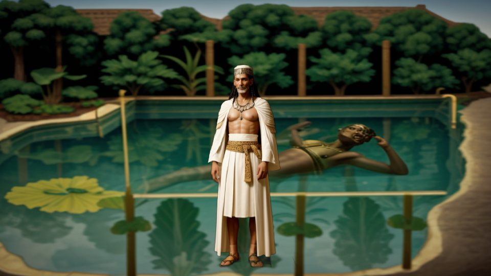 Sonchis of sais — Bfh nebamun fish pool