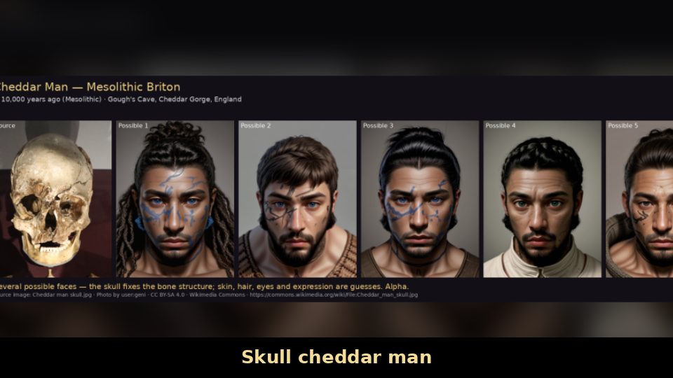 Skull cheddar man