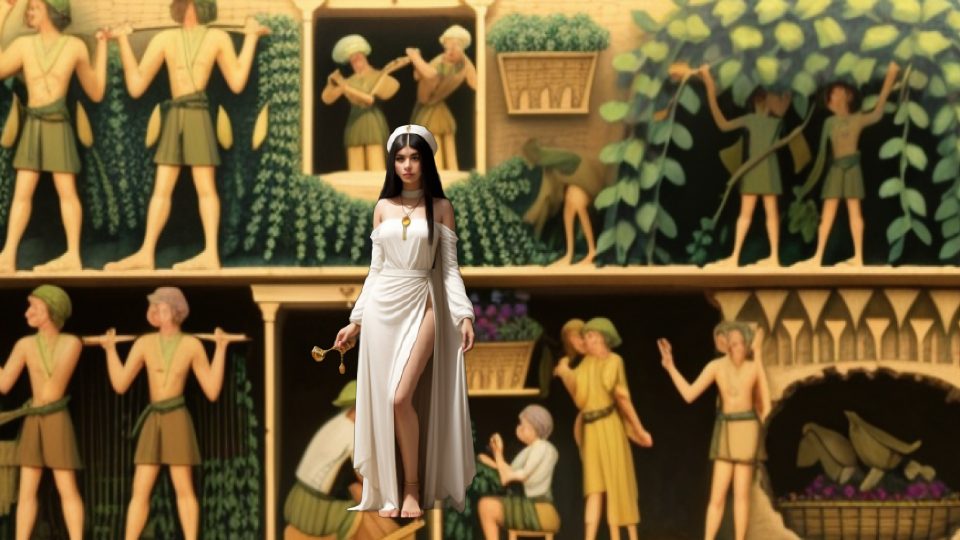 A priestess of neith at sais — Nakht vintage fowlers