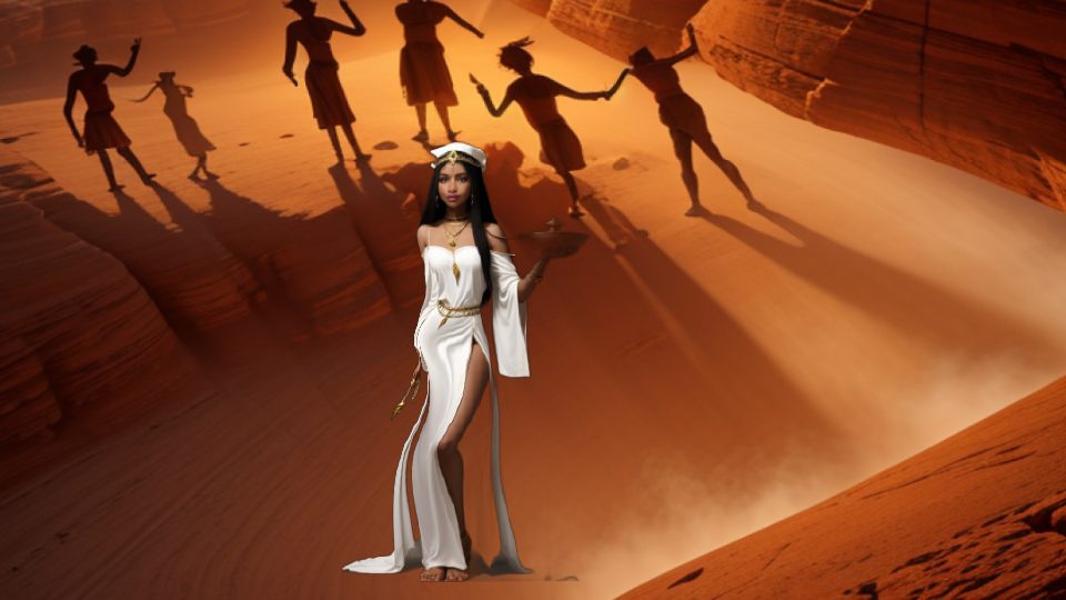 A priestess of neith at sais — Tassili people group