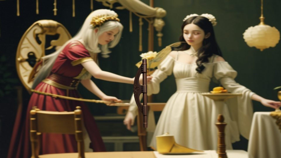 Epsilon axe — Met guests banquet couple