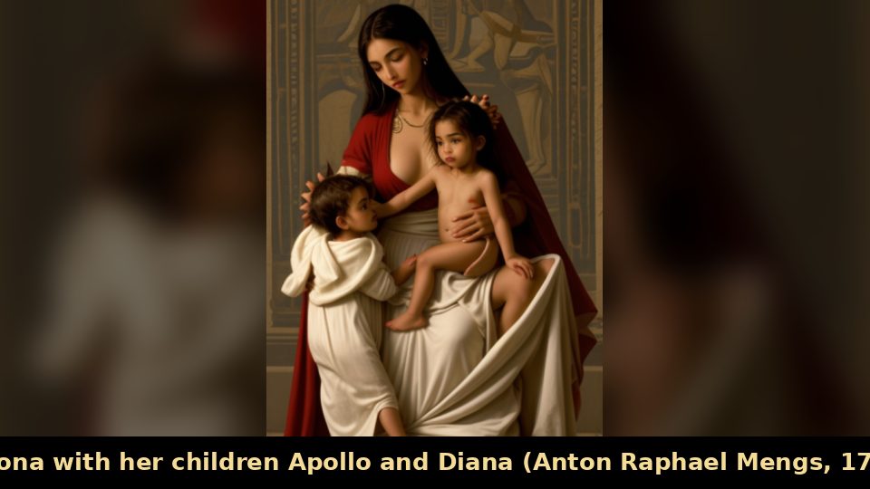 Latona with her children Apollo and Diana (Anton Raphael Mengs, 1769)