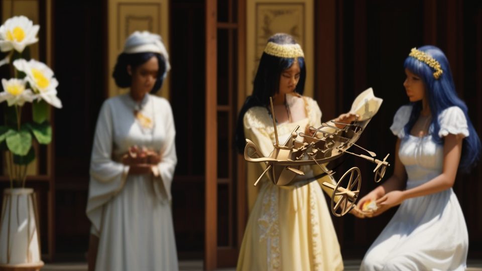 Ahmose model boat — Rekhmire women banquet2