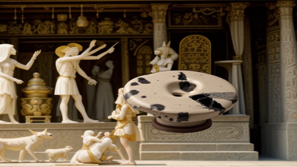 Disc mace head — Egypt opening of the mouth