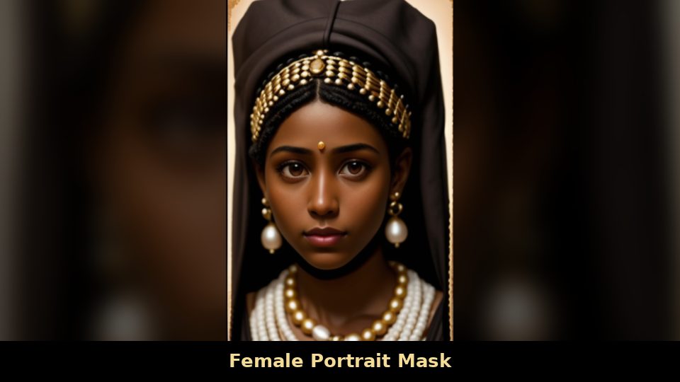 Female Portrait Mask