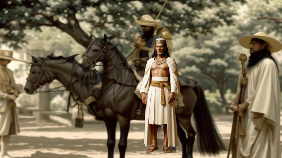 Sonchis of sais — Tuareg horseman edwardes