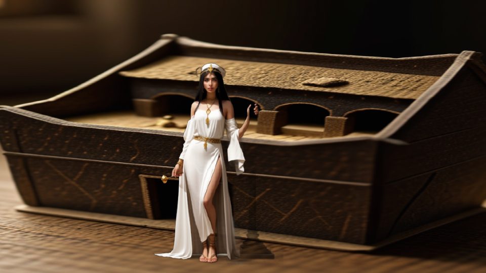 A priestess of neith at sais — Farm egypt granary model