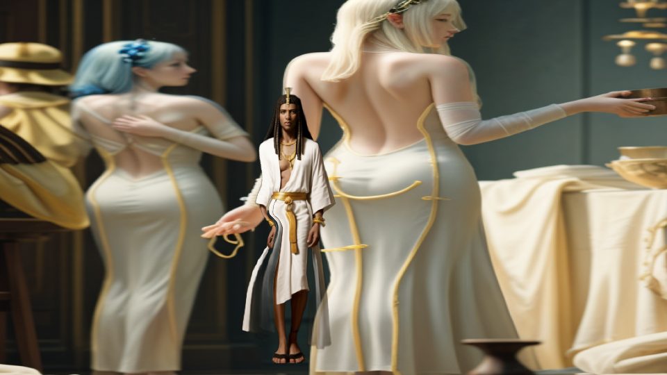 Udjahorresnet — Rekhmire servant girls