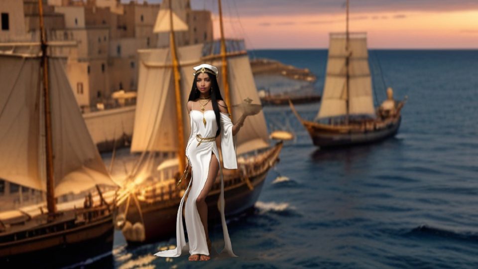 A priestess of neith at sais — Acre from the sea