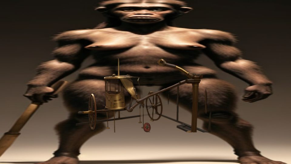 Tutankhamun ceremonial chariot — Body afarensis