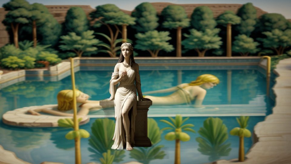 The pythia — Bfh nebamun fish pool