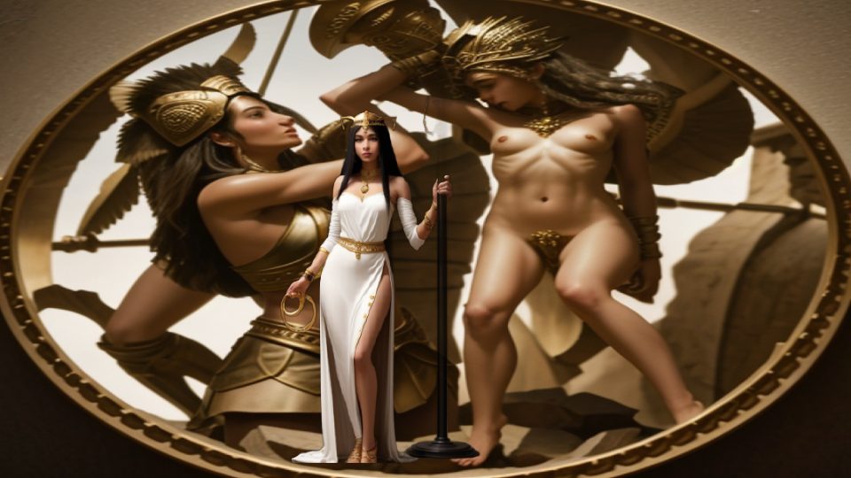 A priestess of neith at sais — Greek achilles penthesilea