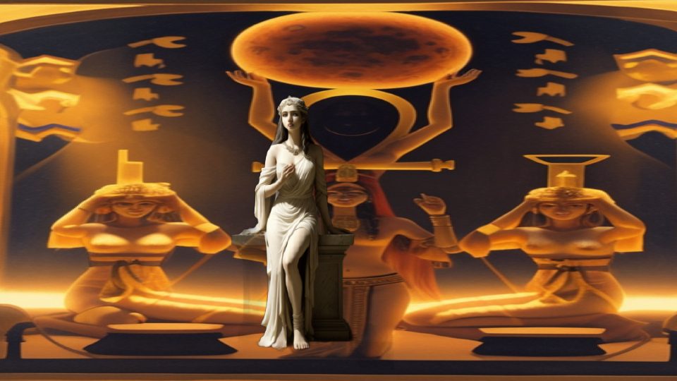 The pythia — Egypt isis nephthys djed