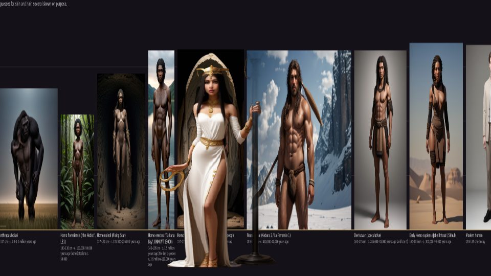 A priestess of neith at sais — Lineup hominins