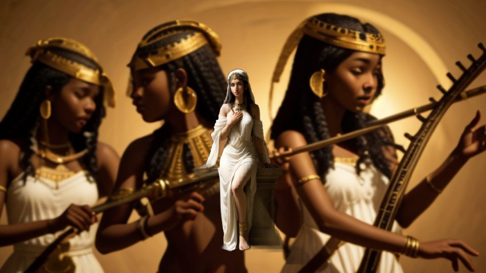 The pythia — Atc egypt lute player