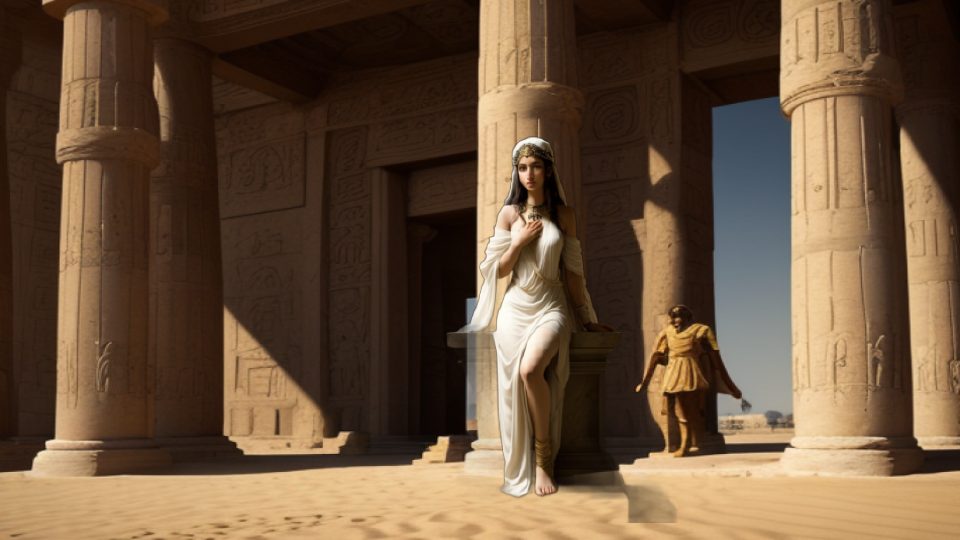 The pythia — Nile edfu portico